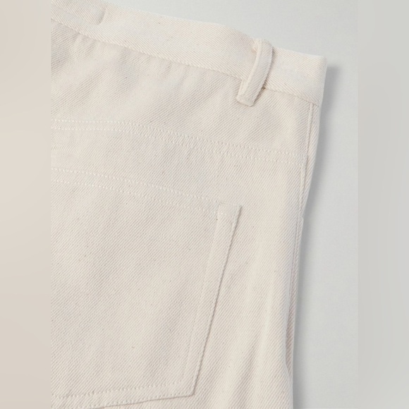 KARTIK RESEARCH Faux Pearl Embellished Ecru Jeans Indian Size 32 $680 NWT - Picture 3 of 9